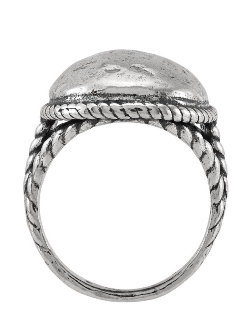 Silpada “Big Presence” Sterling Silver Dome Ring Sz 9 Statement Bold - Picture 5 of 7